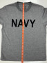 Kid's Grey "Navy" PT Shirt Short-Sleeve T-Shirt Boys Youth Size Large