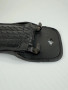 Vintage Black Leather Basketweave 2.25" Duty Belt - Mirage USA - Size 36