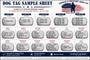 Dog Tag Sample Sheet