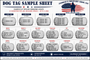 Dog Tag Sample Sheet