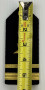 USGI US Navy Line Lieutenant Junior Grade Hard Shoulder Board, USN Set EUC