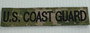 USGI Coast Guard Green Digital Camo Branch Tape Patch w/Velcro Attachment EUC