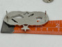USGI US Air Force Senior Maintenance Badge, Regulation Size, Silver Mirror Finish