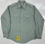USGI Vintage Army AG-415 Green Long Sleeve Military Dress Shirt Men’s 15.5x34/35 Used