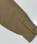 USGI Men's Creighton Khaki Long Sleeve Dress Shirt Size: 15.5x35 USED