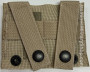 QTY 2 Each, USGI K-bar Adapter, Ka bar, Military Issue, Molle II, Desert Tan NEW
