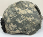 USGI Military Advanced Combat Helmet, UCP Cover, NVG Mounting Bracket, Ballistic Nape Pad | USED