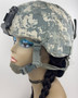 USGI Military Advanced Combat Helmet, UCP Cover, NVG Mounting Bracket, Ballistic Nape Pad | USED