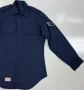 Vintage Vietnam Era USGI Air Force L/S Uniform Shirt US AF Blue 1970's