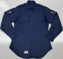 Vintage Vietnam Era USGI Air Force L/S Uniform Shirt US AF Blue 1970's