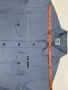 Vintage 1990's USGI US Navy Men's Chambray Utility Work Shirt Blue Military USN Issued