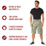 Vintage ACU Digital Camo Infantry Utility Shorts 2520
