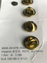 Lot of 2 USAF US AIR FORCE ROTC B.O.S. INSIGNIA / PINS | NSN 8455006762624 NOS