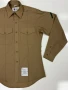 Men's USMC Corporal Khaki Long-Sleeve Khaki Service Shirt Sz 15x33