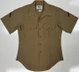 Men's USMC Corporal Khaki Short-Sleeve Khaki Service Shirt Sz 15.5