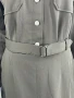 Women's Vintage East German DDR NVA Military Uniform Dress Large OD Green GUC