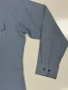 Vintage 1990's USGI US Navy Men's Chambray Utility Work Shirt Blue Military USN Issued