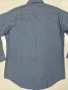 Vintage 1990's USGI US Navy Men's Chambray Utility Work Shirt Blue Military USN Issued