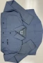 Vintage 1990's USGI US Navy Men's Chambray Utility Work Shirt Blue Military USN Issued