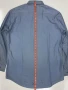 Vintage 1990's USGI US Navy Men's Chambray Utility Work Shirt Blue Military USN Issued