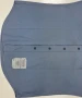 Vintage 1990's USGI US Navy Men's Chambray Utility Work Shirt Blue Military USN Issued