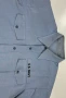 Vintage 1990's USGI US Navy Men's Chambray Utility Work Shirt Blue Military USN Issued