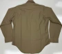 USGI Men's Creighton USMC Khaki Long Sleeve Dress Shirt Size: 16.5-34 GUC