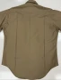 USGI Men's Creighton USMC Khaki Long Sleeve Dress Shirt Size: 16.5-34 GUC