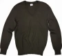 Vintage Czech Military Czechoslovak People's Army M85 V-Neck Service Sweater Pullover Sz Large