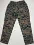 USGI USMC Woodland Marpat Camo BDU Trousers Combat Cargo Pants Sz Medium Reg