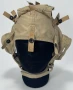 USGI Flight Deck Impact Resistant Cloth Helmet Liner Cover Tan Size 7-1/2