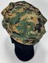 USGI USMC 8 Point Utility Cover, Woodland MARPAT Hat Marine's Cap USED | Med