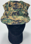 USGI USMC 8 Point Utility Cover, Woodland MARPAT Hat Marine's Cap USED | Med