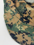 USGI USMC 8 Point Utility Cover, Woodland MARPAT Hat Marine's Cap USED | Med