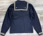Vintage 1969 US Navy Blue Dress Wool Jumper Sailor Shirt Vietnam Era Size 38L