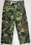 USGI Woodland Camo Cold Weather Trousers Nylon Waterproof Pants Medium Reg NEW