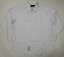 USGI Male White Service Dress ASU Uniform Long-Sleeve Button-Up Shirt Men's Size 18 x 35