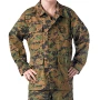 Kid's Woodland Digital Camouflage Military BDU Shirt | 66215