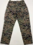 USGI USMC Woodland Marpat Camo BDU Trousers Combat Cargo Pants Sz Medium Reg