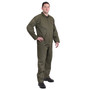 Olive Drab Green Military-Style Flightsuit Coveralls