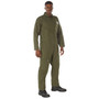 Olive Drab Green Military-Style Flightsuit Coveralls