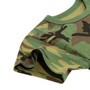 Kid's Woodland Camo Short Sleeve Military T-Shirt | 6703