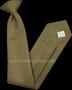 USMC Men's Khaki Clip-On Tie for US Marines Service or Dress Uniform