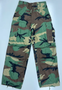 USGI Vintage Cold Weather M65 Field Pants Woodland Camo - XS REG