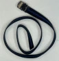 BLACK & BLUE LINE Web Belt with Black Tip & Buckle | SZ 54 x 1.25 inches New