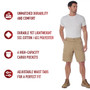 Men's Khaki Rothco Tactical Military BDU Cargo Shorts | 65235