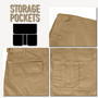 Work Brown Rothco Tactical BDU Shorts | 65250