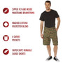 Rothco Vintage Camo Paratrooper Cargo Shorts | Woodland Digital Camo | 2591