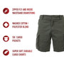 Vintage Solid Olive Drab Green Paratrooper Cargo Shorts | Rothco 2160