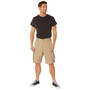 Vintage Solid Khaki Paratrooper Cargo Shorts | Rothco 2170